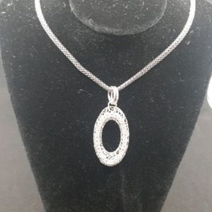 Vintage Sterling Silver Necklace Stamped 925